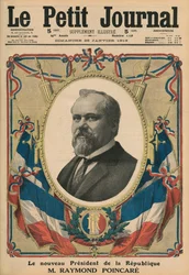 The New President of the French Republic, Raymond Poincare, Front Cover Illustration from 